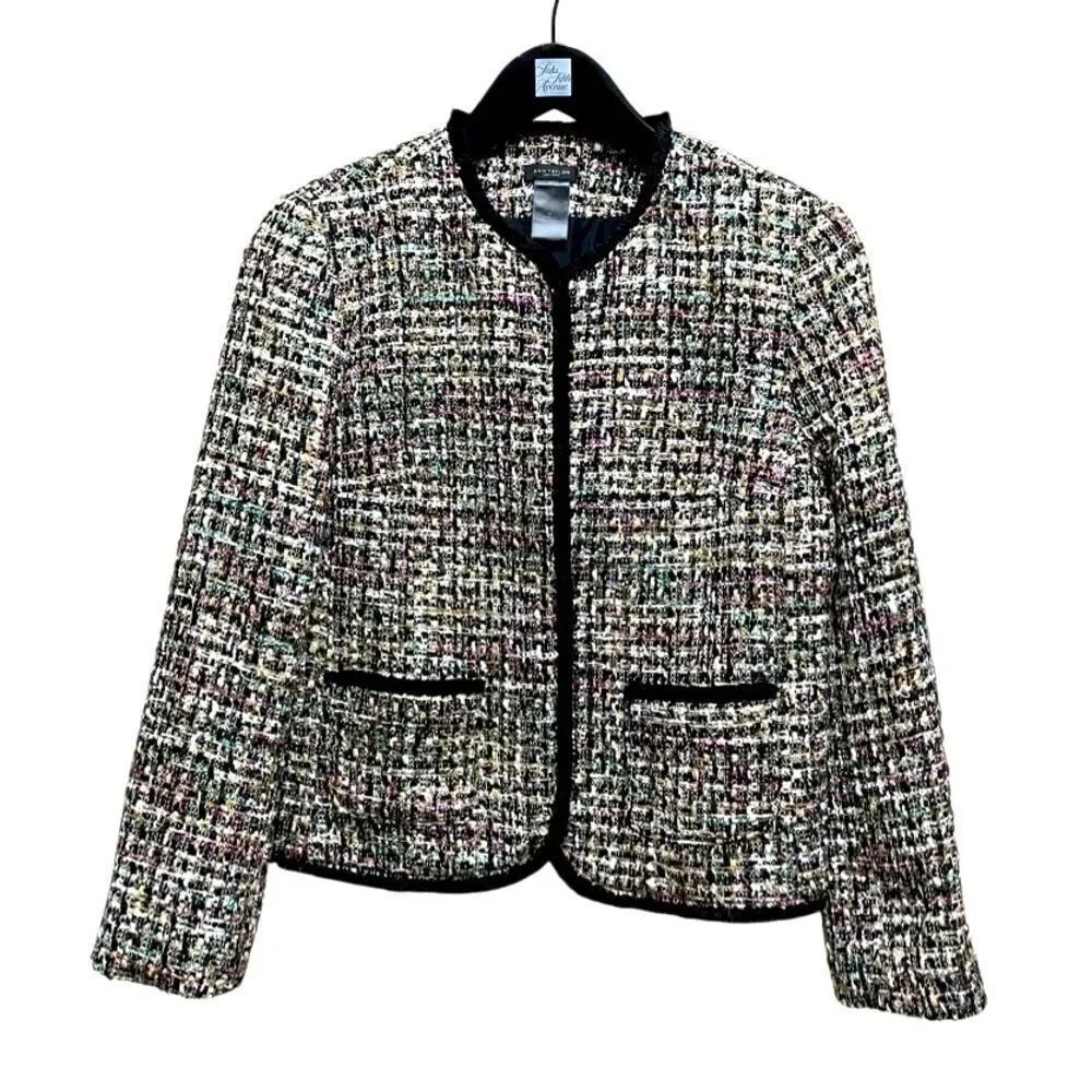🌟NEW🌟Ann Taylor🌟Winter Linen Shimmer Jacket